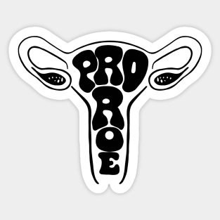 Pro Roe Uterus Sticker